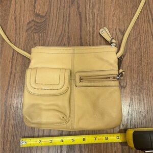 Tan Leather Crossbody Bag